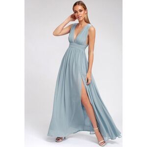 Lulu’s Light Blue Maxi Dress